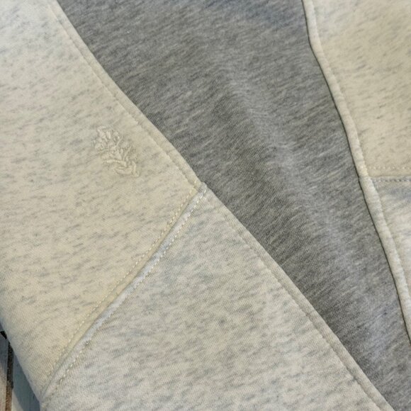 SMALL Free People Movement Making It Gray Cream Colorblock Joggers Sweatpants - Picture 7 of 12